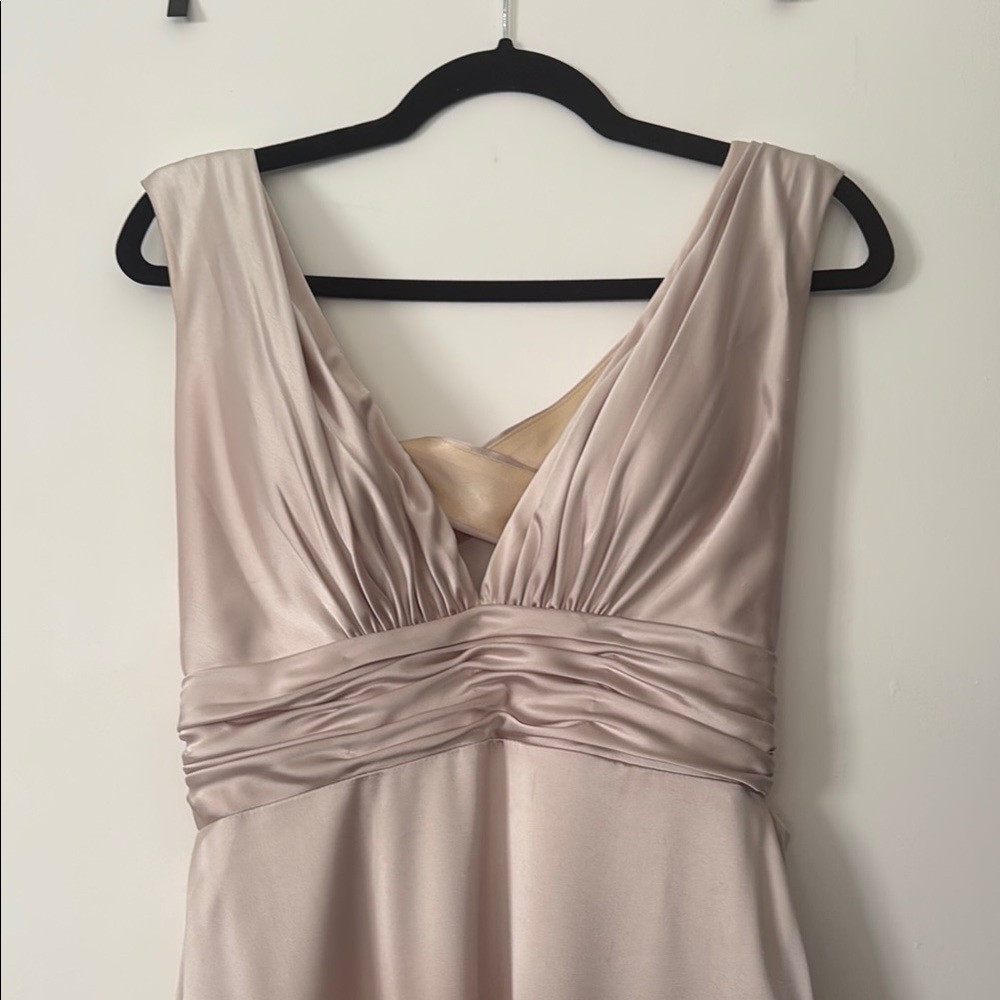 Revelry Soft Champagne Bridesmaid Wedding Dresss